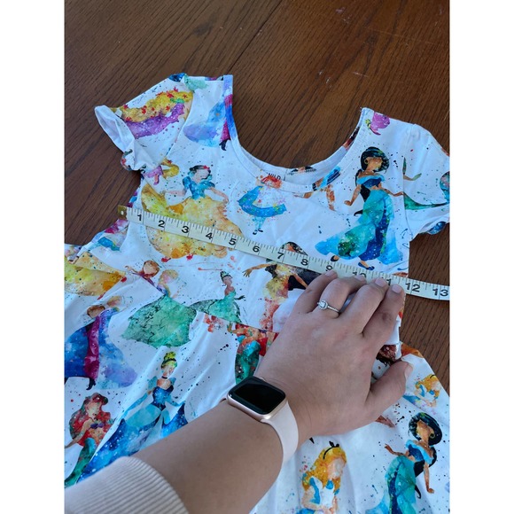 Wild Rich Kids Watercolor Princess Twirl Dress Size 11/12 - Picture 7 of 7